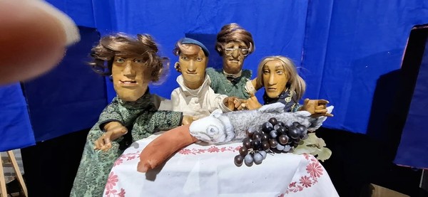 Szenenstudium Handpuppe