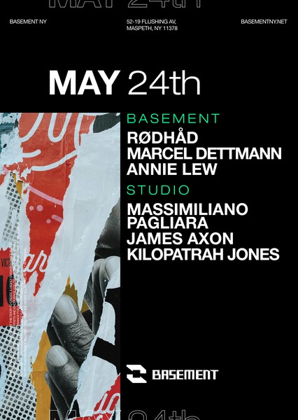 Rødhåd / Marcel Dettmann / Annie Lew / Massimiliano Pagliara / James Axon / Kilopatrah Jones
