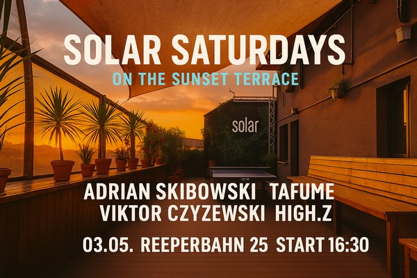 SOLAR SATURDAYS on the Sunset Terrace