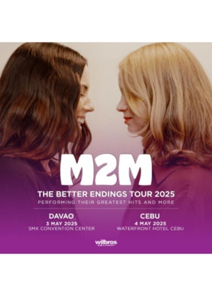 M2M Concert 2025 Philippines | M2M "The Better Endings Tour" 2025 in Cebu | Waterfront Hotel Cebu