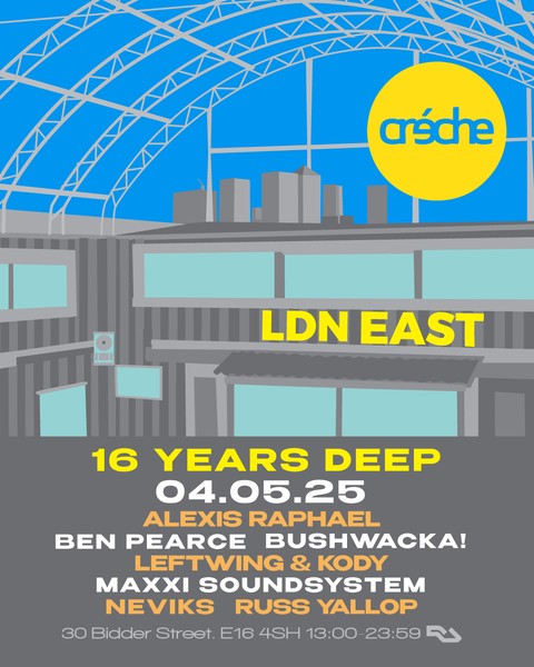 16 Years of Creche - Bank Holiday All Day Outdoor Terrace Rave