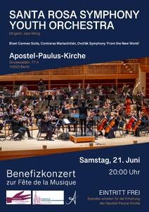 Santa Rosa Symphony Youth Orchestra // Benefizkonzert Apostel-Paulus-Kirche Berlin
