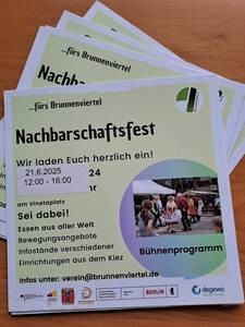 Nachbarschaftsfest Brunnenviertel