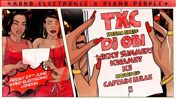 KOKO Electronic x Piano People: TxC, DJ Obi