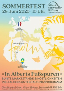Sommerfest „In Alberts Fußspuren“