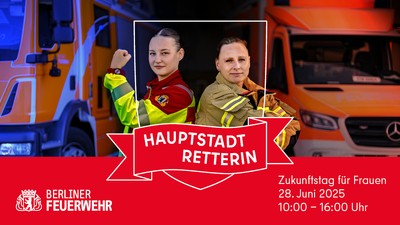Hauptstadtretterin – Der exklusive Zukunftstag für Frauen bei der Berliner Feuerwehr