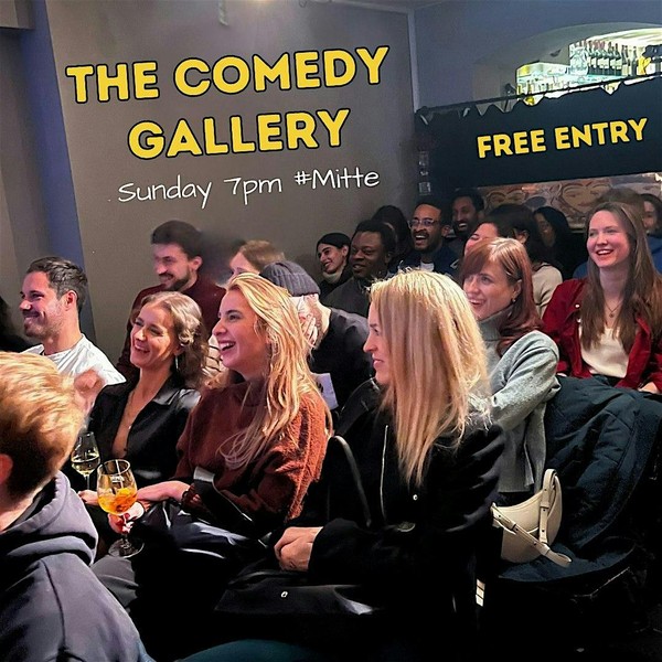 Laughs & Drinks in an Art Gallery #Mitte - English Comedy Special