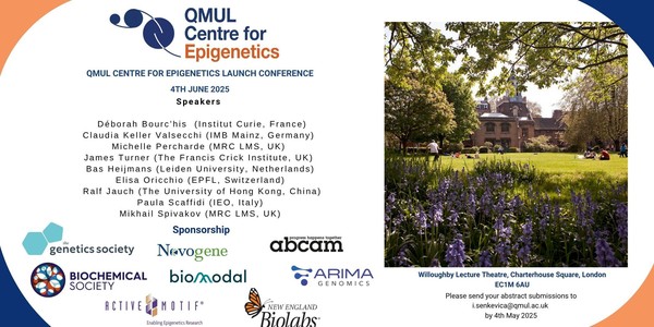 QMUL Centre for Epigenetics Launch Conference 2025