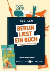 Berlin liest ein Buch: Hörbuchsprecher Fabian Busch liest aus „Pi mal Daumen“ von Alina Bronsky