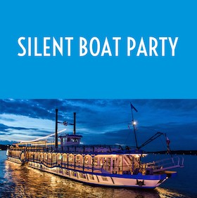 Silent Boat Party auf der Havel