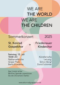We are the World - We are the Children / Sommerkonzert