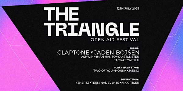 TRIANGLE OPEN AIR with Claptone, JADEN BOJSEN + MORE