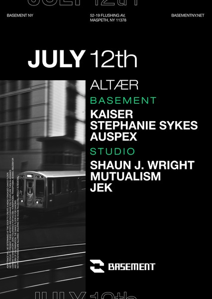 Altær: Kaiser / Stephanie Sykes / Auspex / Shaun J. Wright / Mutualism / Jek