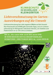 Lichtverschmutzung im Garten - Auswirkungen auf die Umwelt