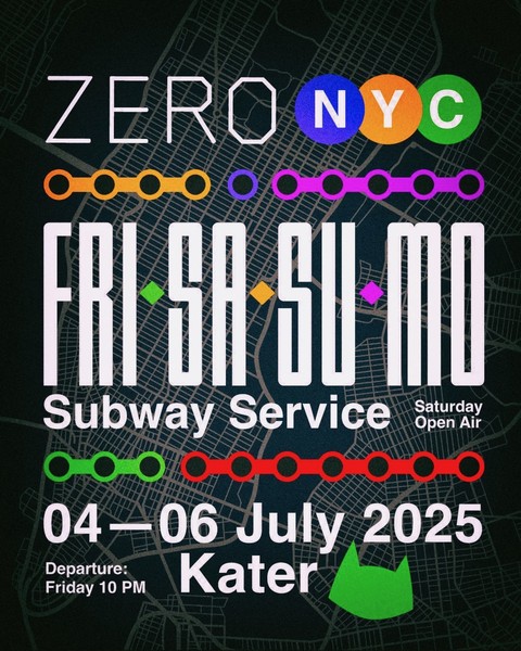 FRI SA SU MO (with Saturday: OPEN AIR)