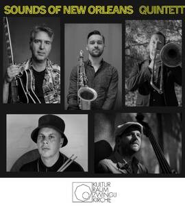 Concert in Kulturraum Zwinglikirche: Sounds of New Orleans Quintett (7 pm)